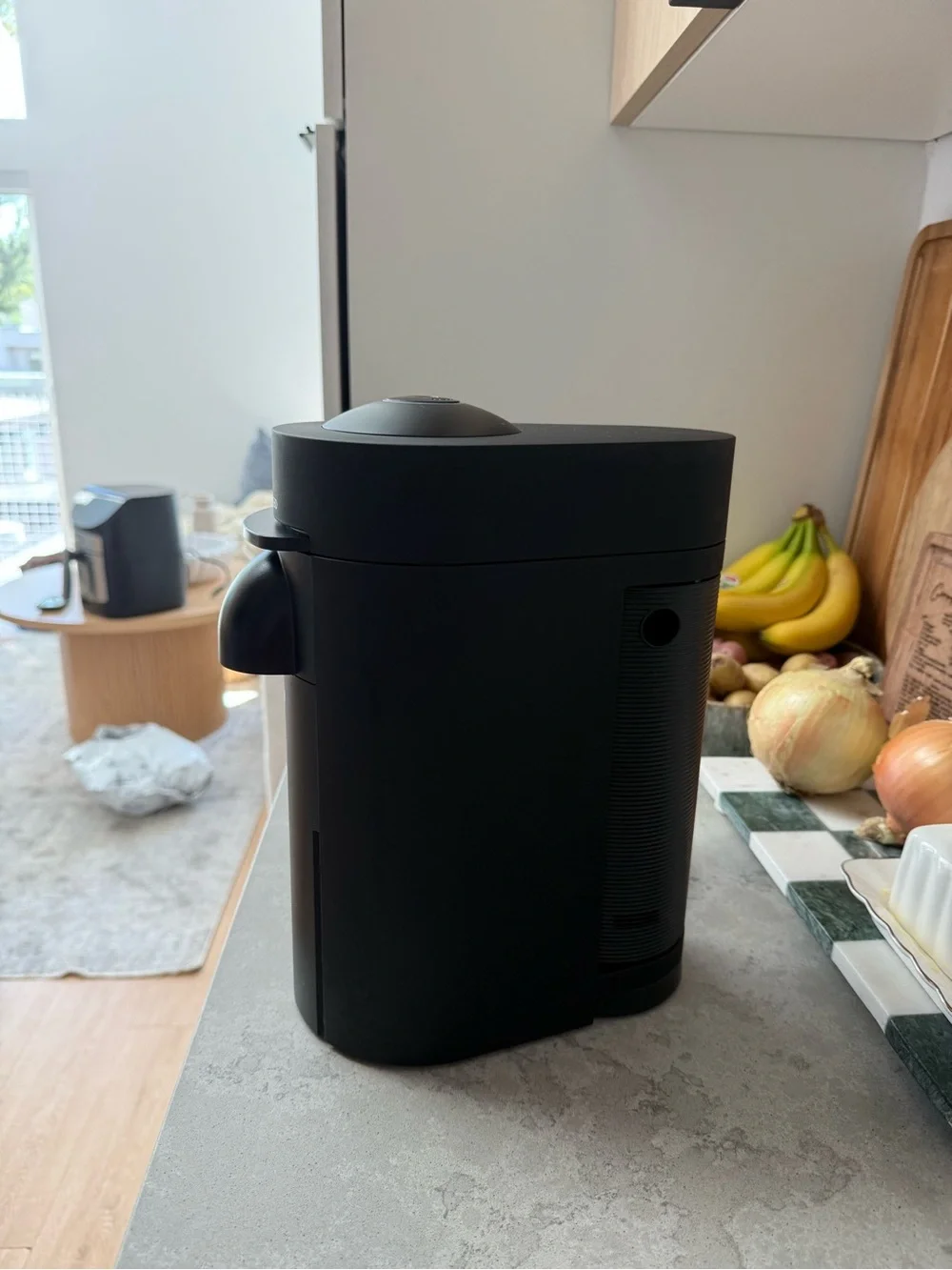 Nespresso VertuoPlus Coffee & Espresso Machine in Black with Gold Capsules